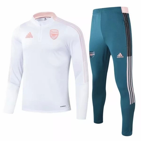 Chandal Arsenal 2021 2022 Blanco Verde Rosa